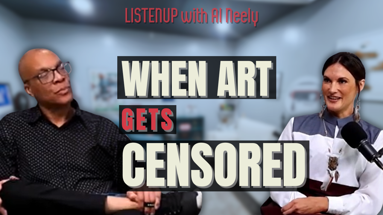 When Art Gets Censored podcast episode with Jessica Chevon on ListenUp Podcast